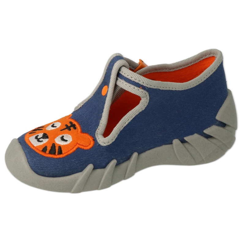 BEFADO S.A. Befado chaussures pour enfants 110P462 bleu orange gris 2