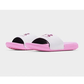 Under Armour Jr. 3024439-600 chaussons blanche 1