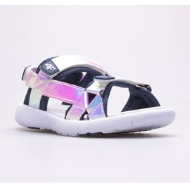 Sandales 4F HJL22-JSAD002 90S blanche argent 1