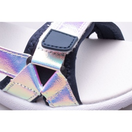 Sandales 4F HJL22-JSAD002 90S blanche argent 3