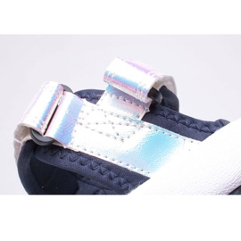 Sandales 4F HJL22-JSAD002 90S blanche argent 6