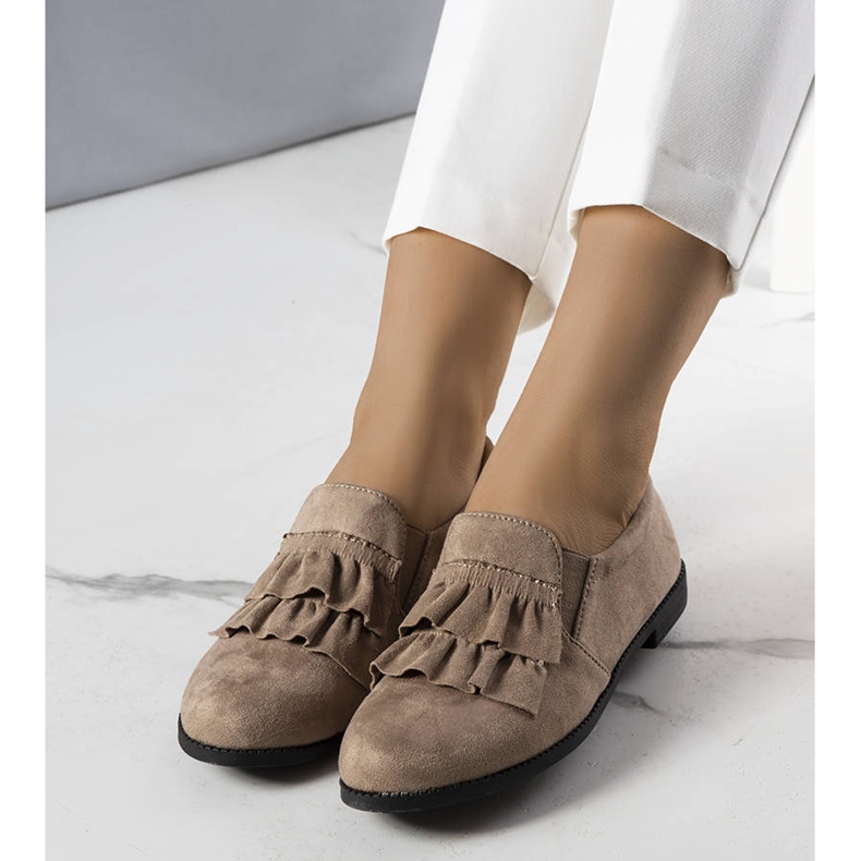 PA1 Chaussures à volants beiges Kailani 1