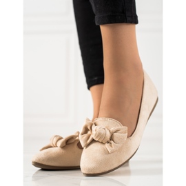 W. Potocki Ballerines à nœud Potocki beige 2