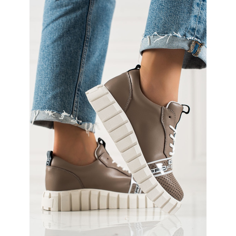 ARTIKER Chaussures en cuir de mode marron brun 1 ARTIKER Chaussures en cuir de mode marron brun 1