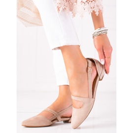 T.Sokolski Ballerines beiges à découpe 1 T.Sokolski Ballerines beiges à découpe 1