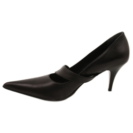 Escarpins en cuir Sala 9211 le noir 1