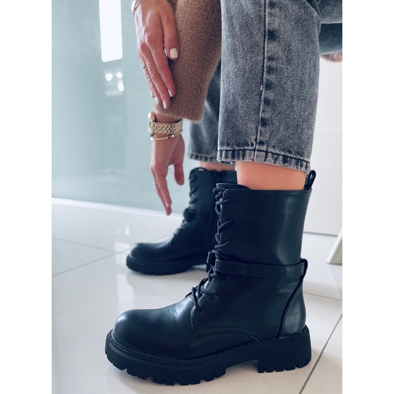 BM Bottines à lacets Barkley Noir 2