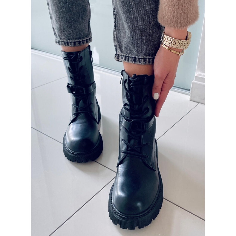 BM Bottines à lacets Barkley Noir 1