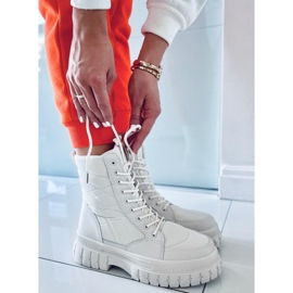 PA1 Bottines plates à lacets Barkin Beis beige 2