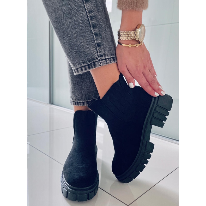 PA1 Bottines Jodhpur femme Leigh Black noir 1