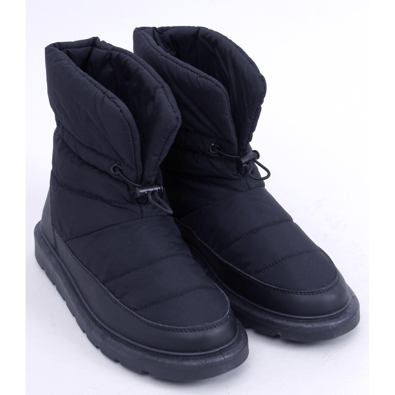 PA1 Bottes de neige isolées femme Busted Black noir 1