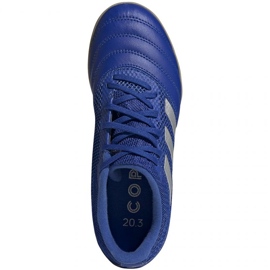 Adidas Copa 20.3 In Sala EH0906 chaussures de football, bleu 6 Adidas Copa 20.3 In Sala EH0906 chaussures de football, bleu 6