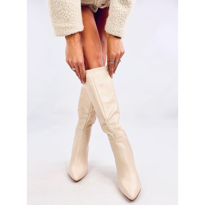 Talons hauts classiques Tiffany Beige 1