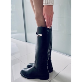 PA1 Bottes d'équitation femme Larson Noir 1