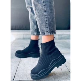 PA1 Chaussures socquettes Silva NOIR + NOIR 1