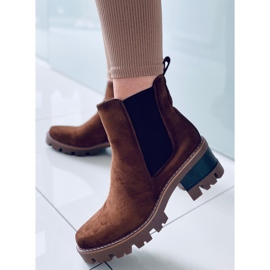 Bottines à talons hauts Ragga Kaki brun 3