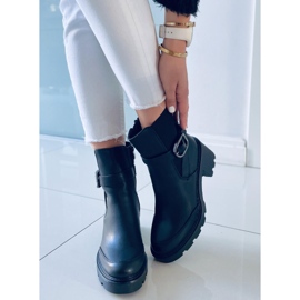 PA1 Carter Bottes noires à talons larges le noir 1 PA1 Carter Bottes noires à talons larges le noir 1