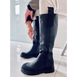 PA1 Bottes cavalières femme Gibbs Black le noir 2