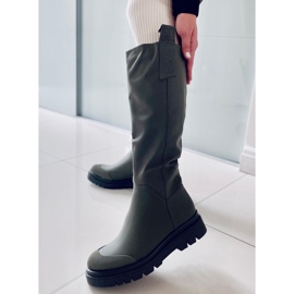 PA1 Bottes cavalières Gibbs Army Green, femmes vert 3