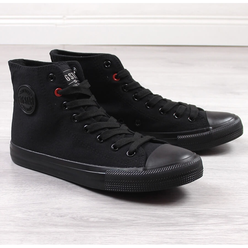 Bottines noires Big Star T274033 1