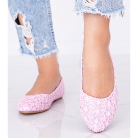 Ballerines roses en dentelle East Side 1