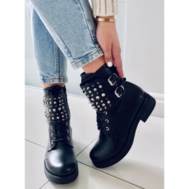 PA1 Boots à clous Ziku Noir le noir 1