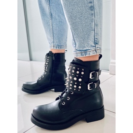 PA1 Boots à clous Ziku Noir le noir 3