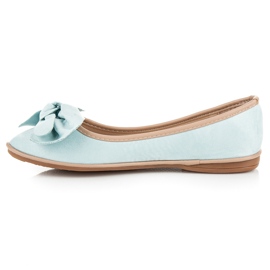 Seastar Ballerines en daim bleu 4