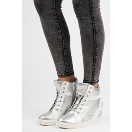 Vinceza Bottines nouées gris 1 Vinceza Bottines nouées gris 1