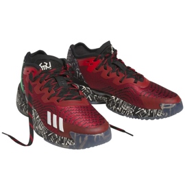 Adidas DONIssue 4 IF2162 chaussures de basket rouge bordeaux 1