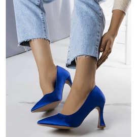 BM Escarpins talon sablier bleu Otto 1