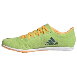Chaussures à crampons adidas Distancestar M GY0947 orange vert 1 Chaussures à crampons adidas Distancestar M GY0947 orange vert 1