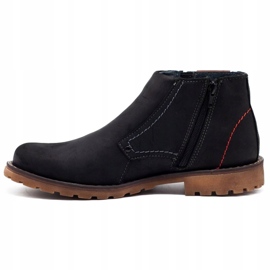 Olivier Bottes masculines 815 Chaussures en cuir noir le noir 1