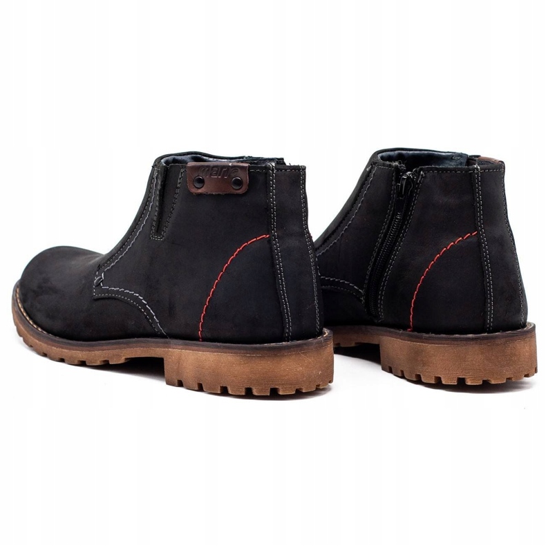 Olivier Bottes masculines 815 Chaussures en cuir noir le noir 4