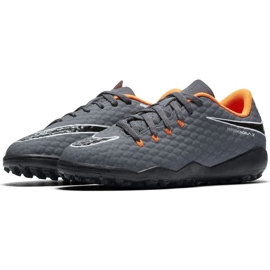 Chaussure de football Nike Hypervenom PhantomX 3 gris nuances de gris 1