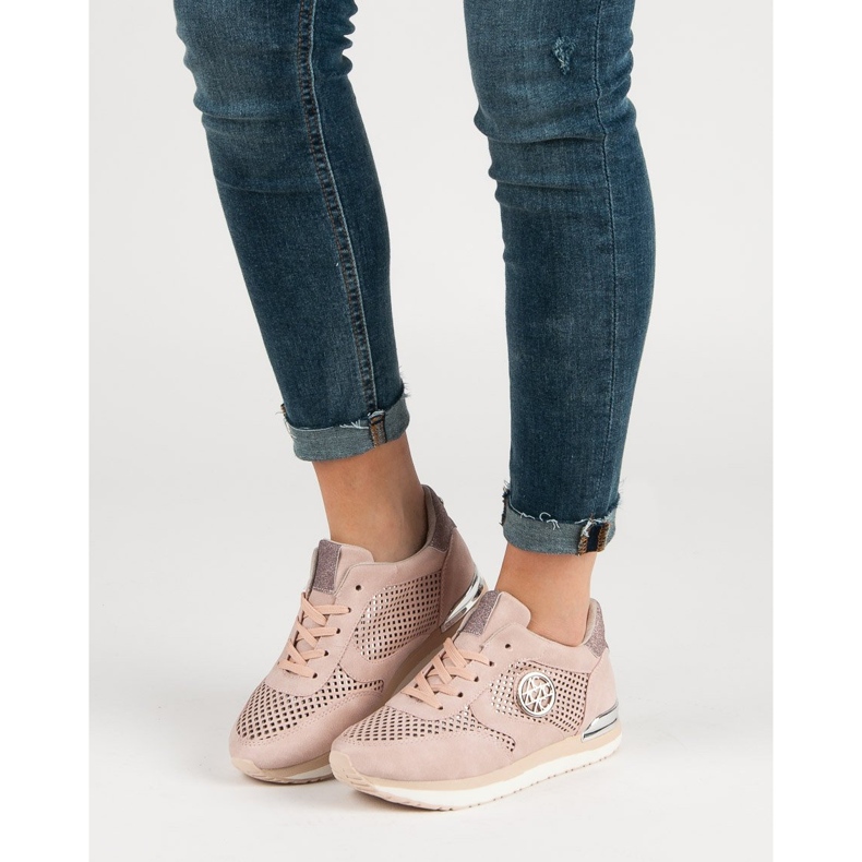 Aclys Chaussures de sport ajourées rose 1