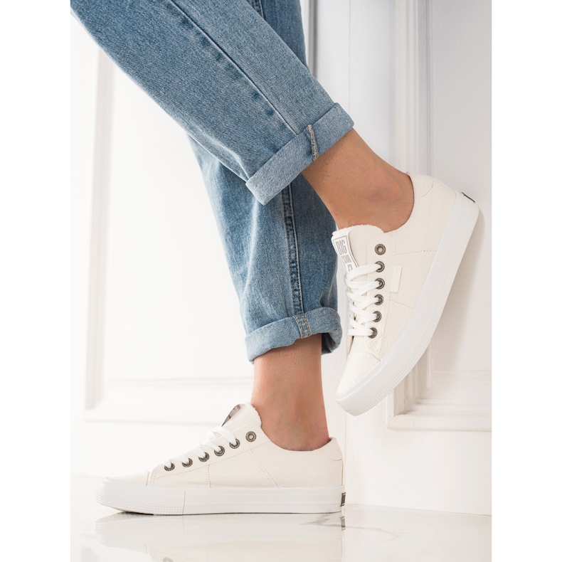 Baskets femme Big Star JJ274095 blanc 1