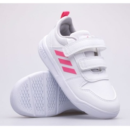 Chaussures Adidas Tensaur I Jr S24059 blanc rose 1