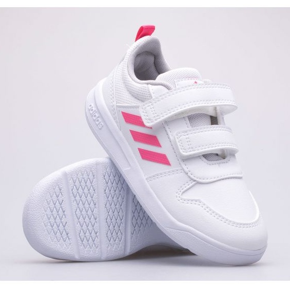 Chaussures Adidas Tensaur I Jr S24059 blanche rose 1