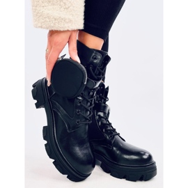 Bottines à lacets Victor Noir le noir 2