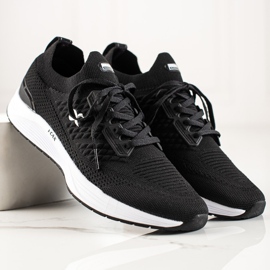 I-CAX Baskets de sport confortables le noir 1