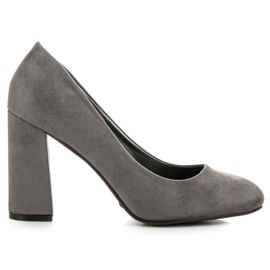 Seastar Escarpins en daim gris 2