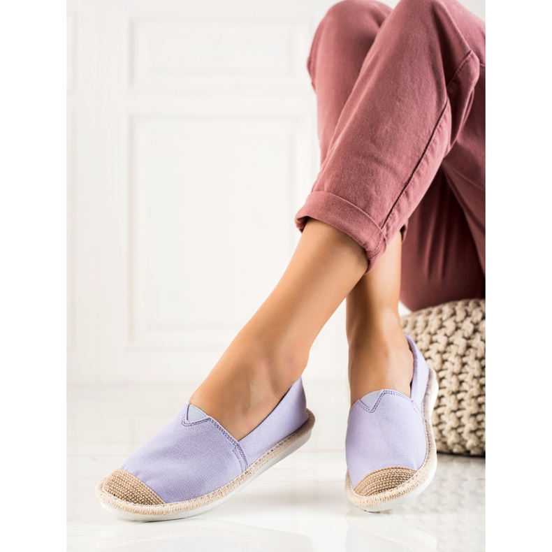 DK Espadrilles violettes à la mode 1