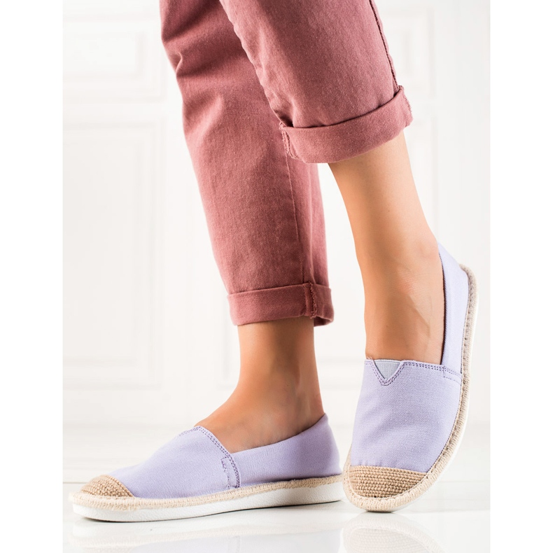 DK Espadrilles violettes à la mode 2