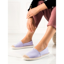 DK Espadrilles violettes à la mode 3