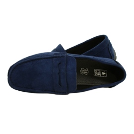 NEWS Mocassins homme bleu marine 21MN26-4020 4