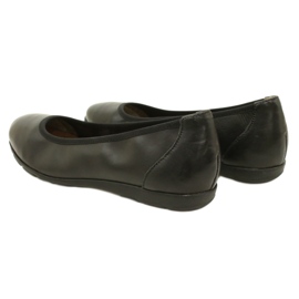 Ballerines confortables Caprice en cuir 22150-20 022 Nappa noir 4