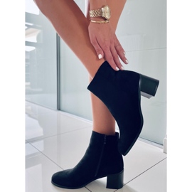 BM Bottes en daim classiques Natina Noir le noir 5