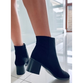 BM Bottes en daim classiques Natina Noir le noir 2