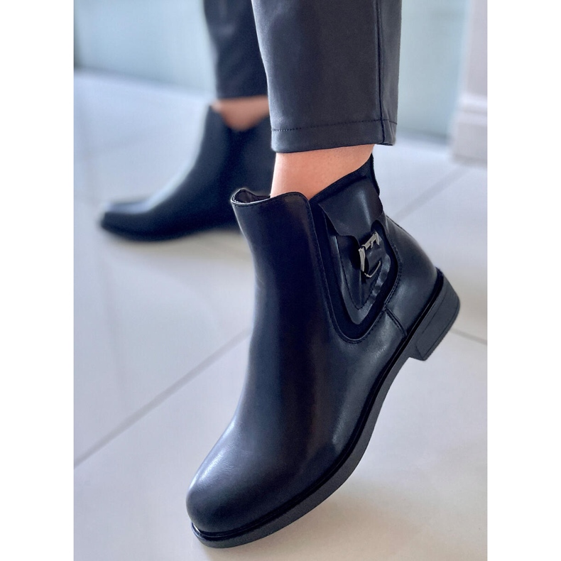 BM Bottines Chelsea Boone noires pour femme le noir 2 BM Bottines Chelsea Boone noires pour femme le noir 2
